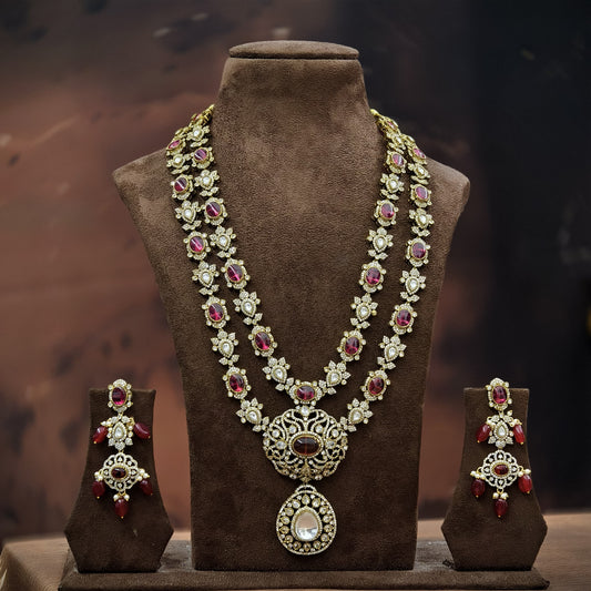 Ruby Victorian layers Neckset