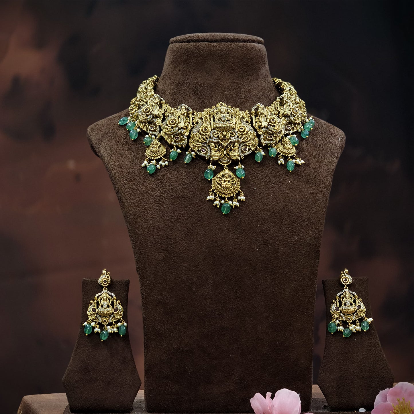 Nakshi finish Neckset