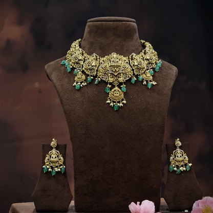 Nakshi finish Neckset