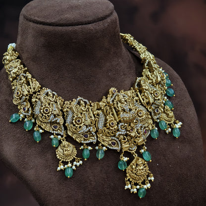 Nakshi finish Neckset