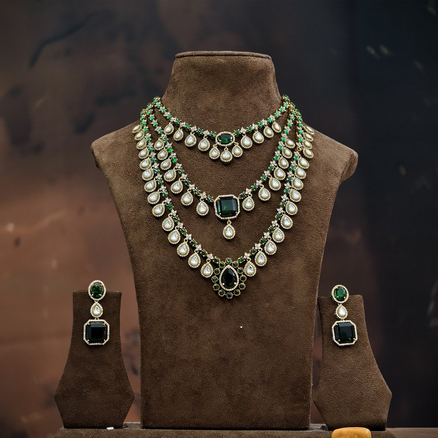 Victorian layers long Necklace