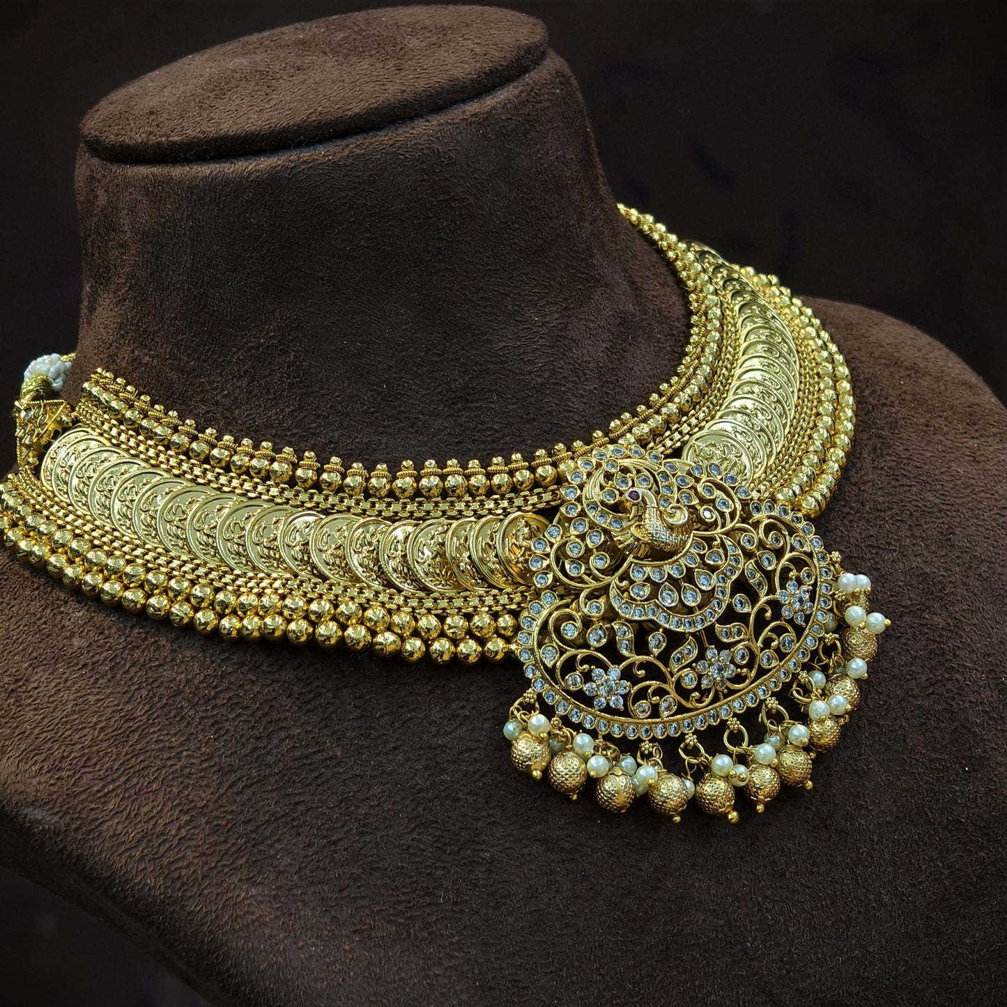 Microgold plated kasu Neckset