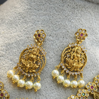 Short kasu neck set