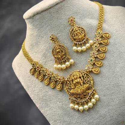 Short kasu neck set