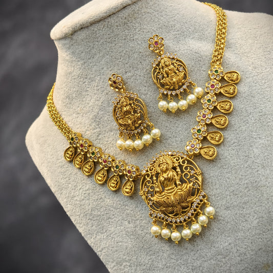 Short kasu neck set