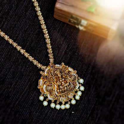 Chain with Laxmi pendant