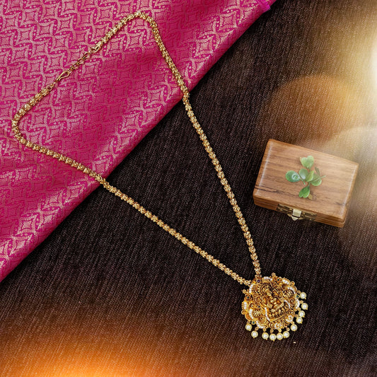 Chain with Laxmi pendant