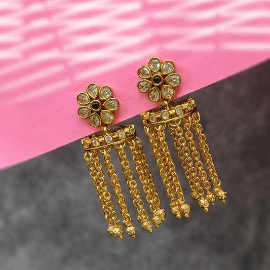 String earrings