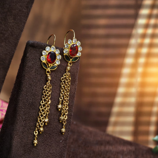 String earrings