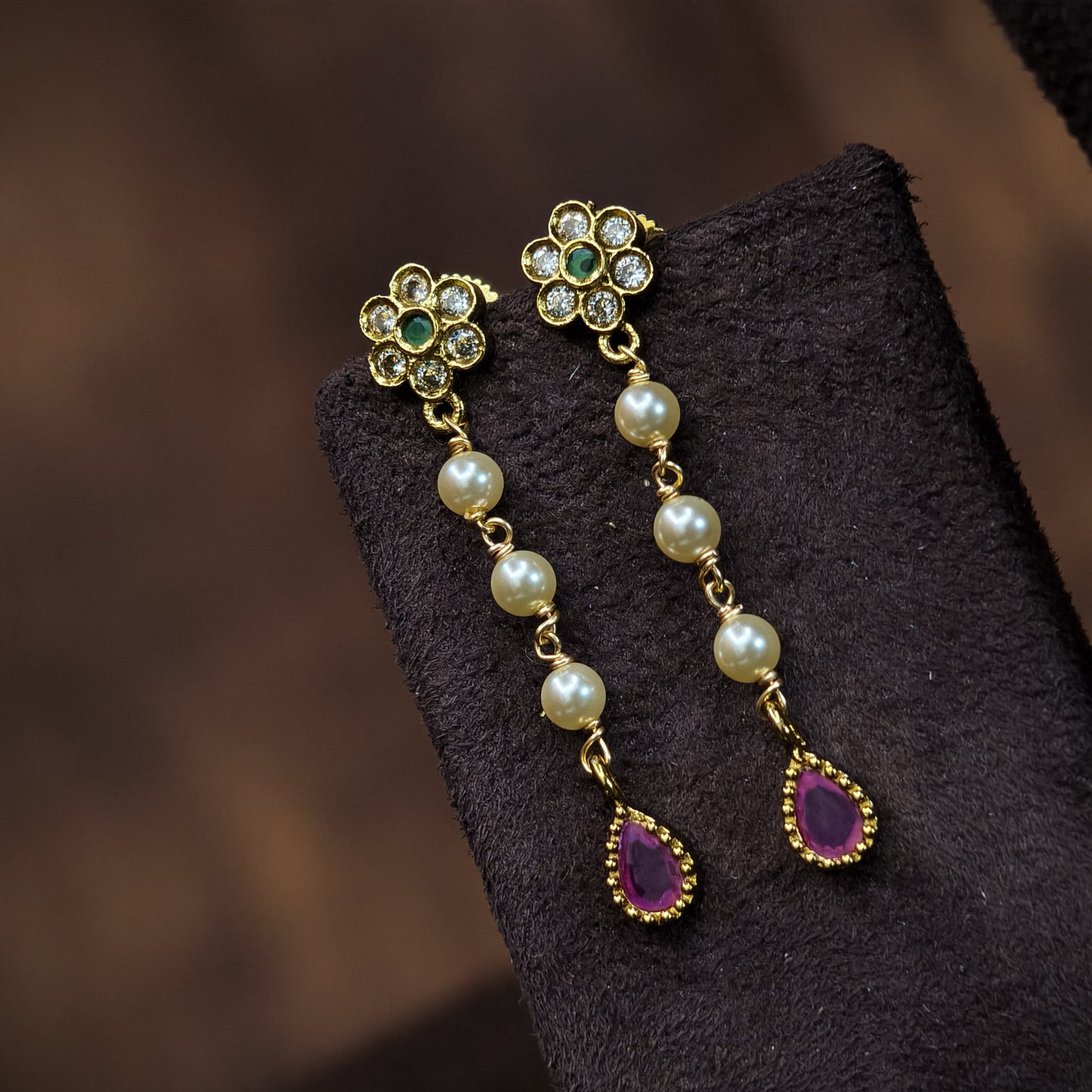 String earrings