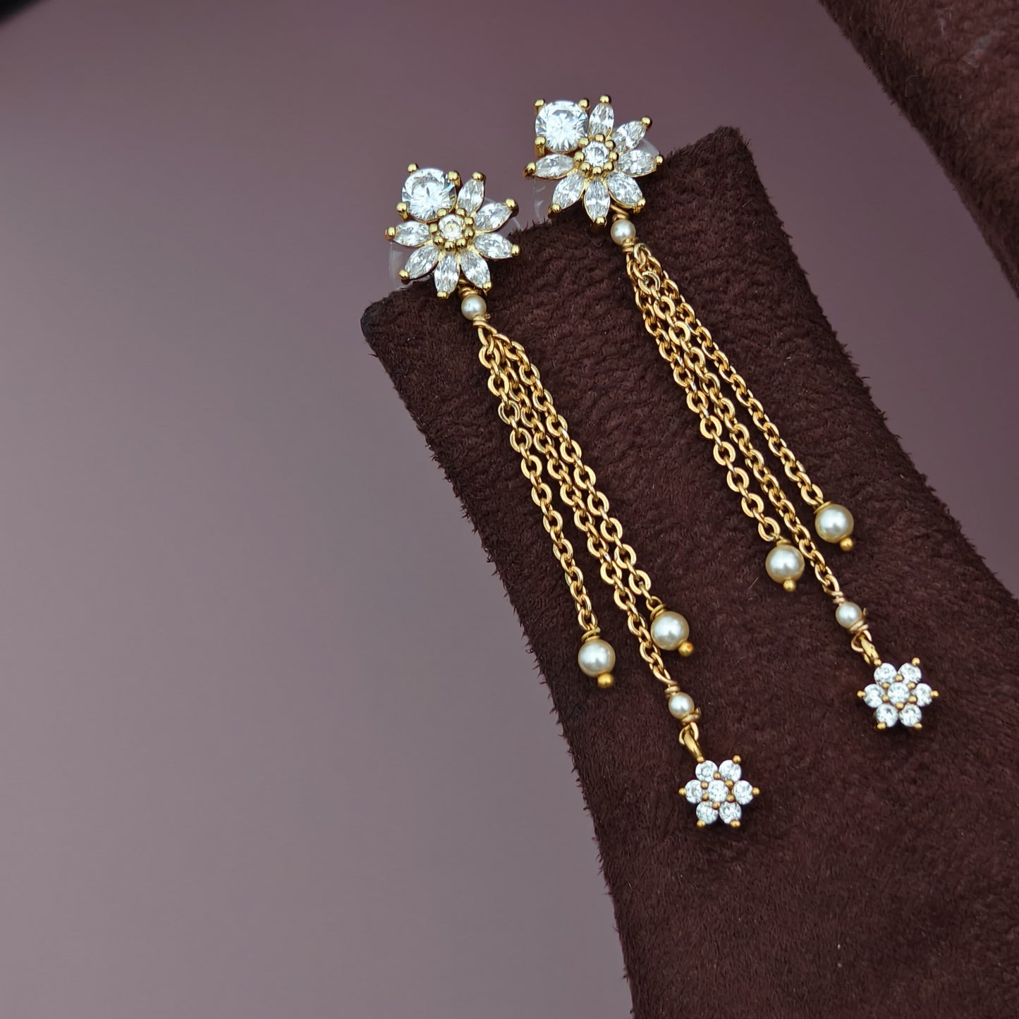 String earrings