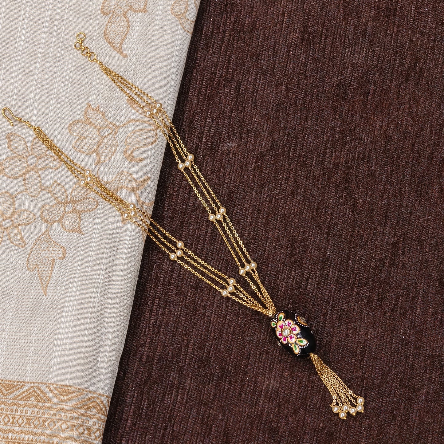 Meenakari chain