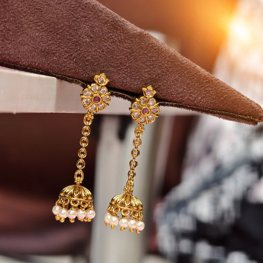 String earrings