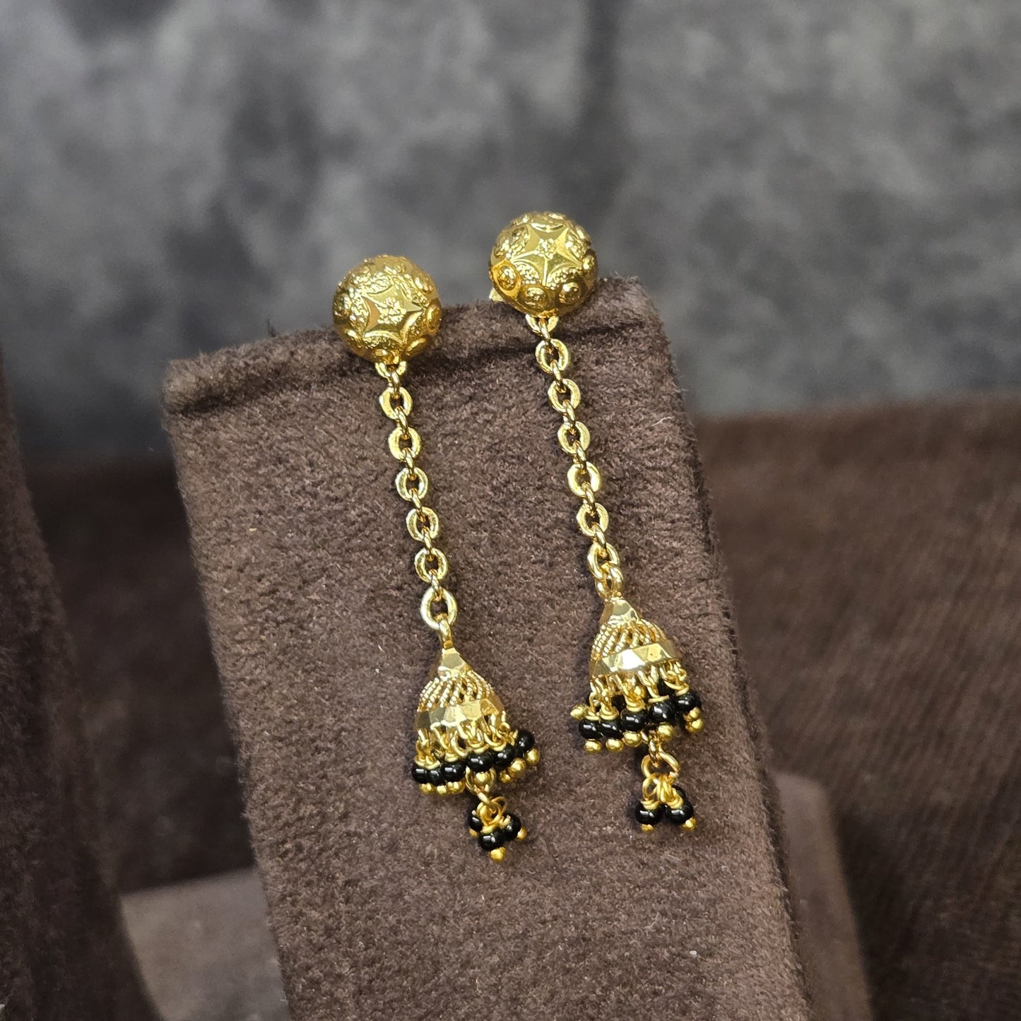 String earrings