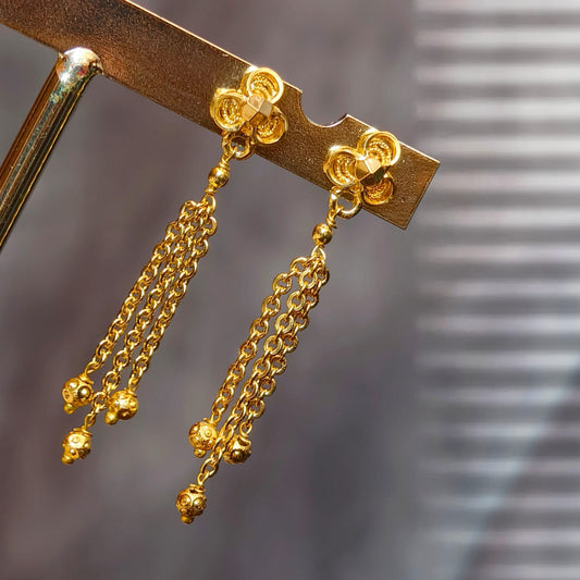 String earrings