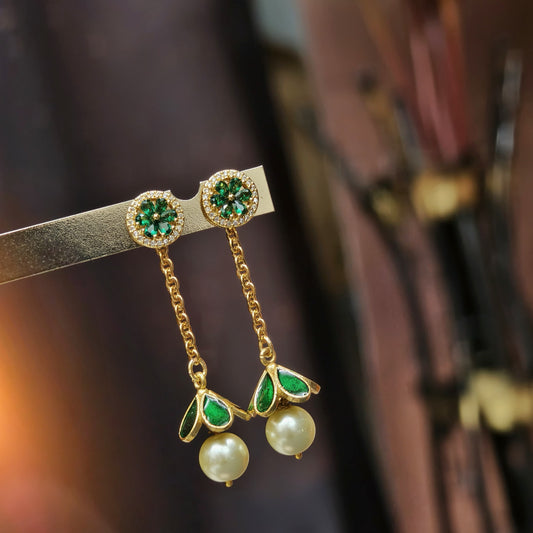 String earrings