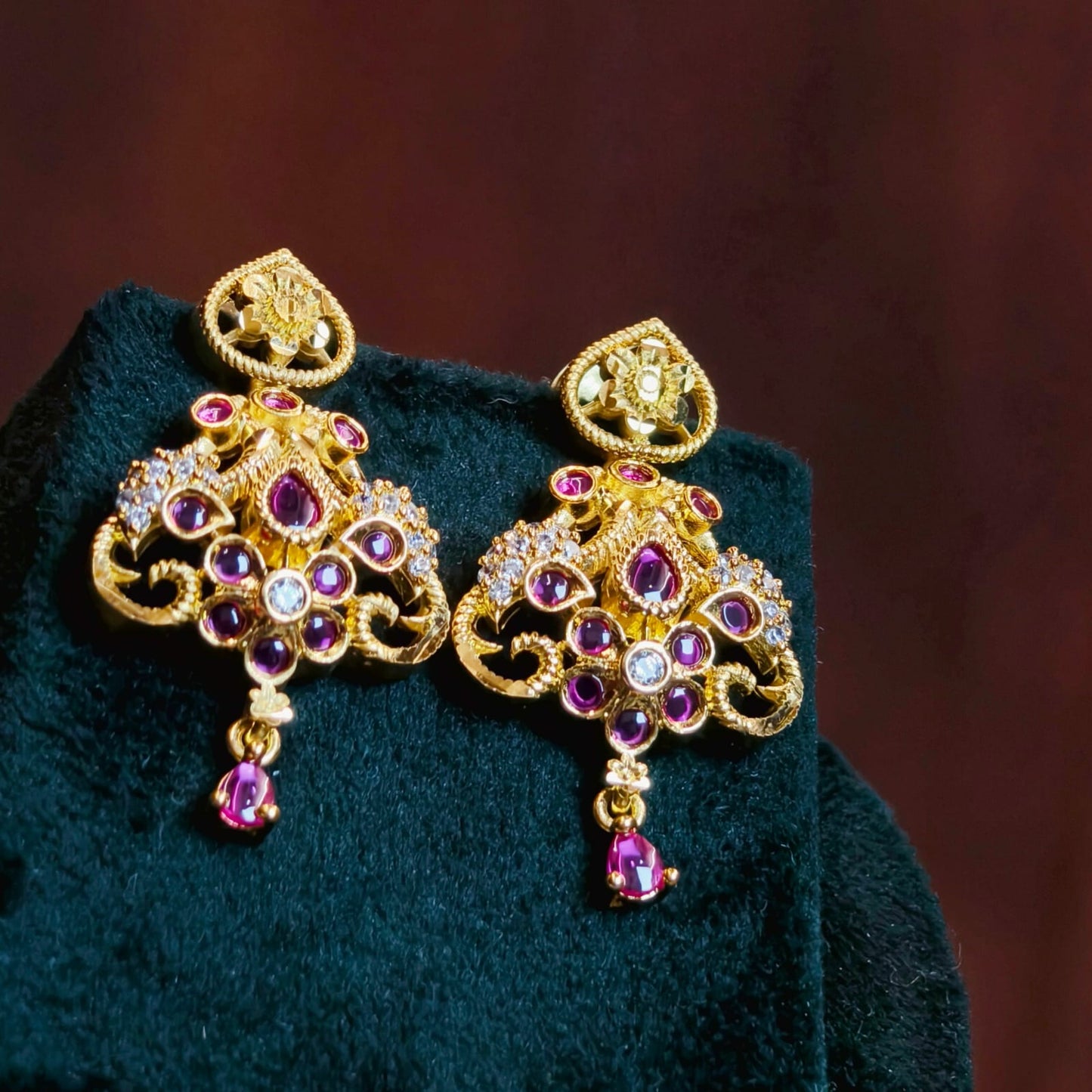 Micro gold plated short neck set