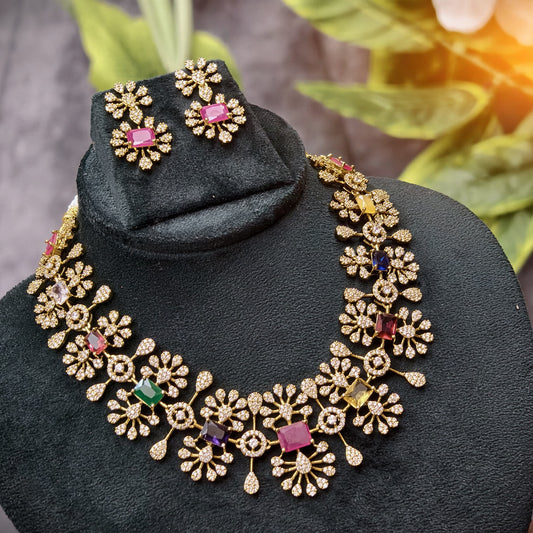 Multi colour Neckset