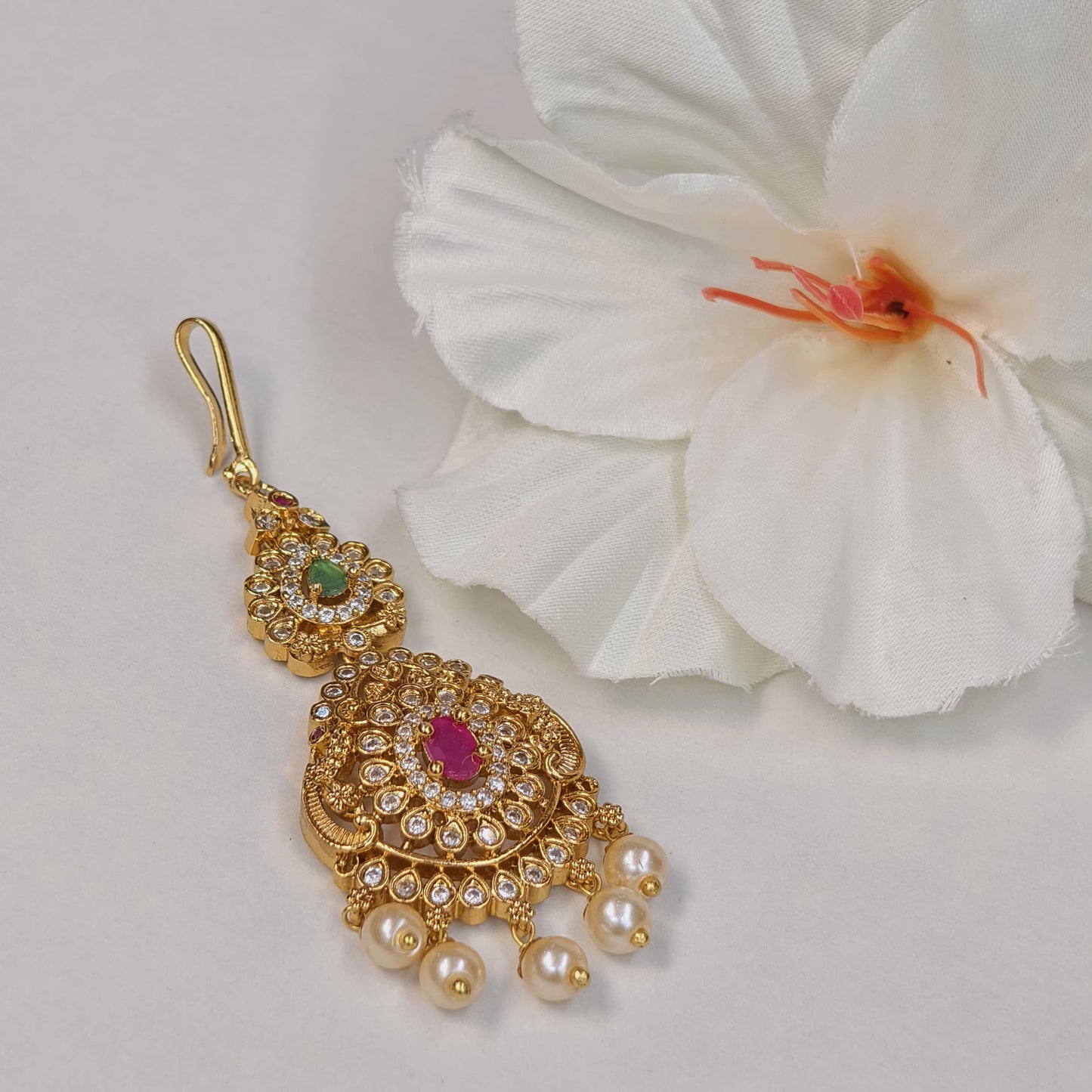 Antique Gold Finish Tikka