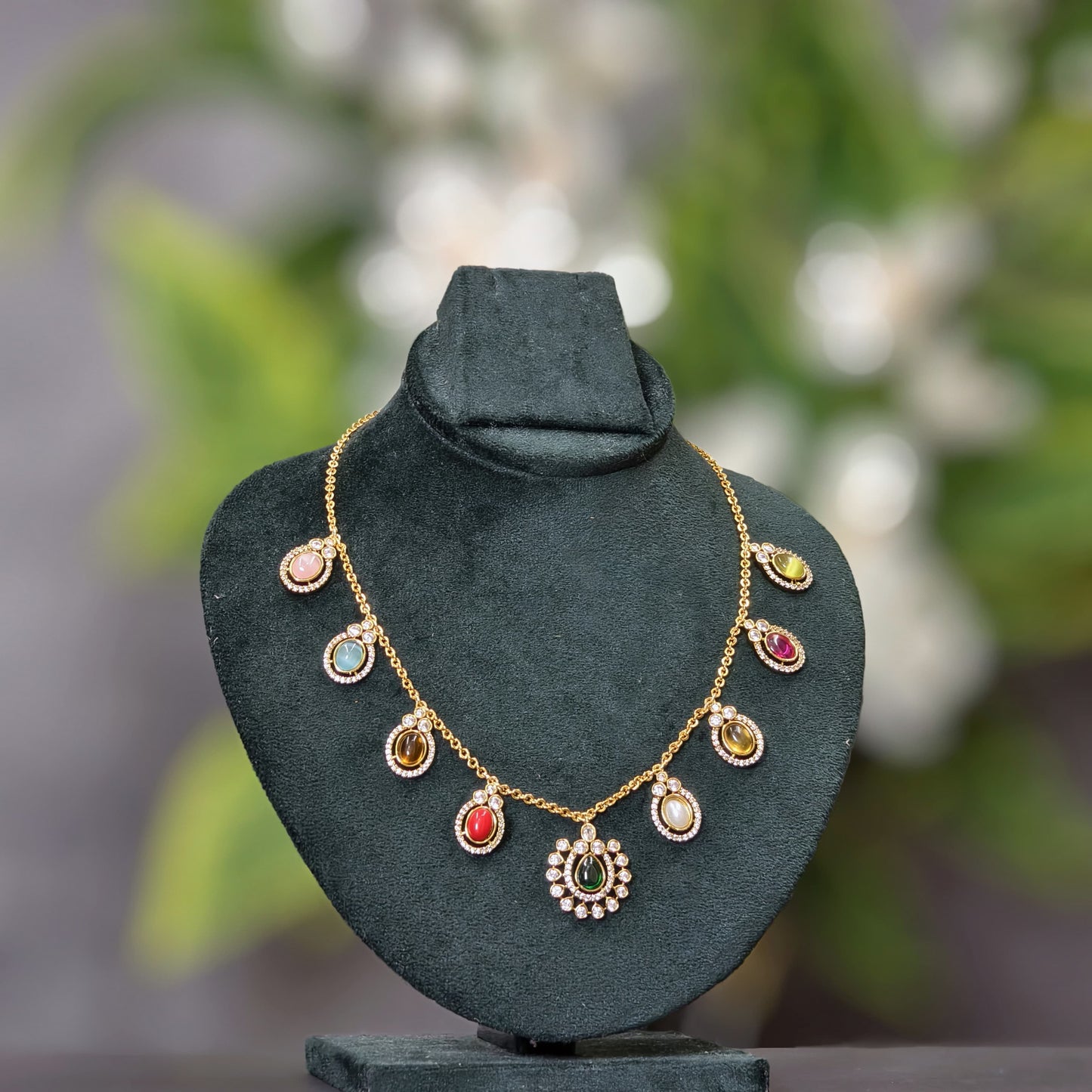 Navaratna stone Necklace
