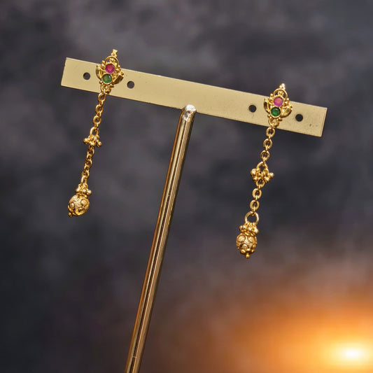 String earrings