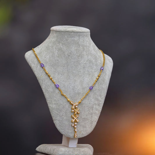 Lavender Bead chain