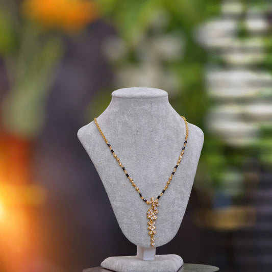 Short black beads