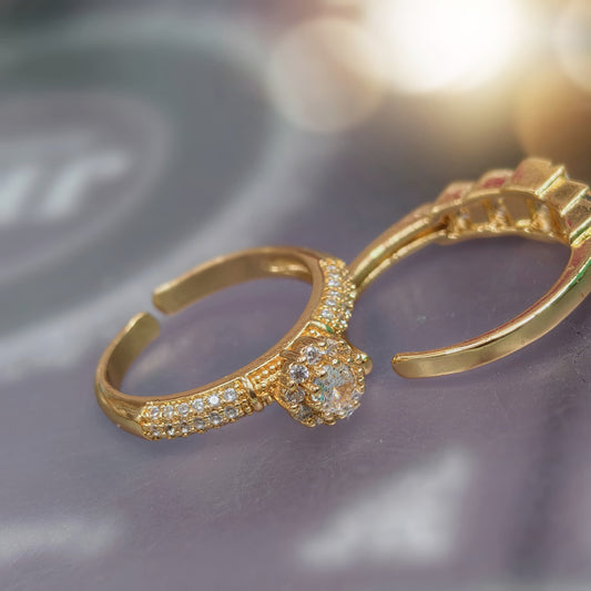 Adjustable finger ring
