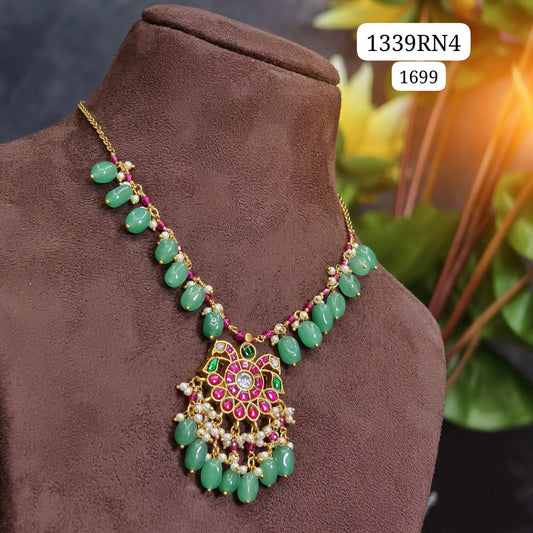 Judau kundan pendant chain