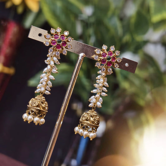 String earrings
