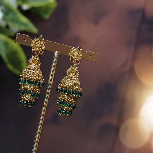 Triple butta earrings