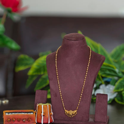 Gold Beads laxmi chain