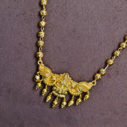 Gold Beads laxmi chain