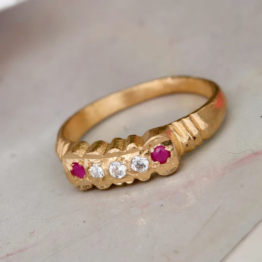 Panchaloha finger ring