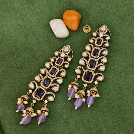 Victorian Earrings(voilet)