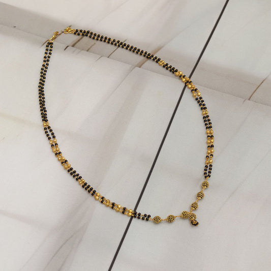 7 ball black beads