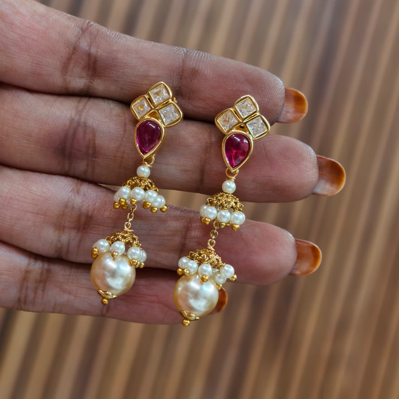 String earrings