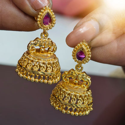 Micro - gold butta Earrings