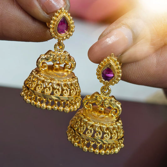 Micro - gold butta Earrings