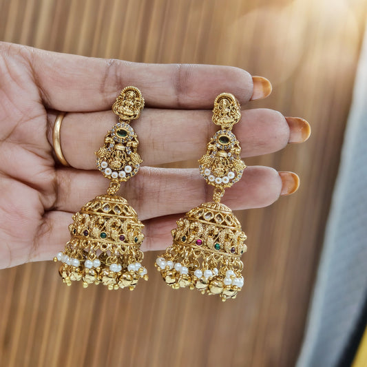Laxmi long butta Earrings