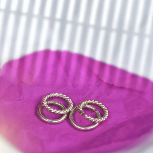 Silver toe rings