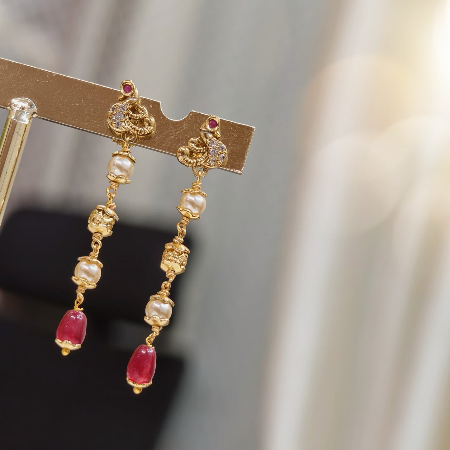 String earrings