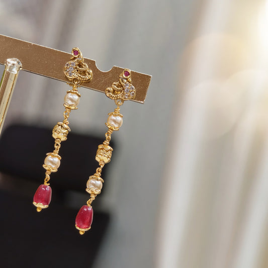 String earrings