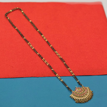 Long Black beads