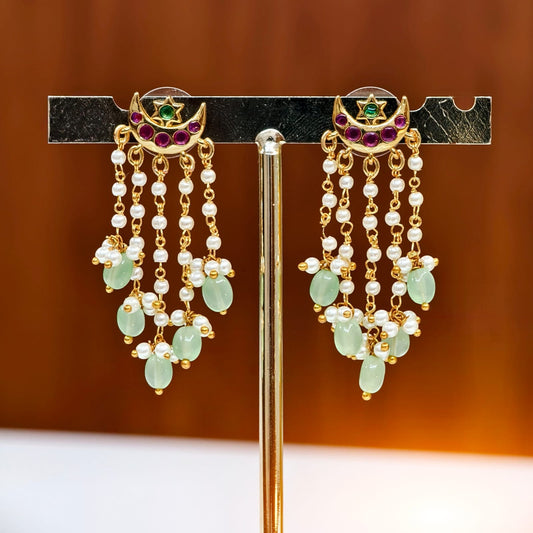 String earrings