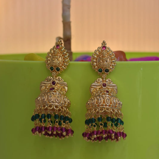 Micro gold Butta Earrings