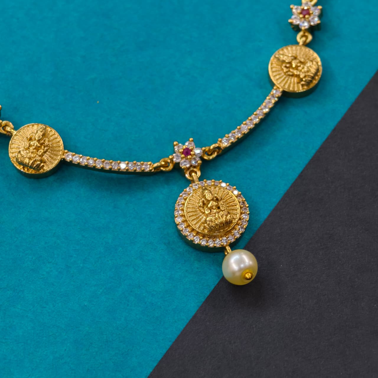 Panchlaxmi neck set