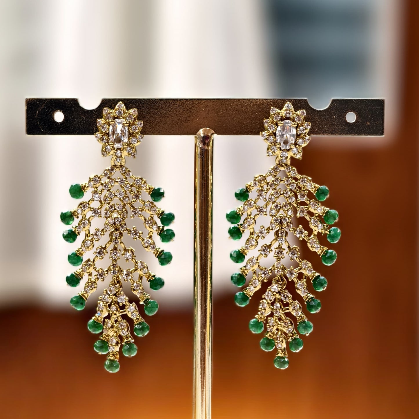 Green Earrings