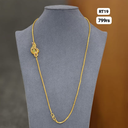 Side broach thali chain