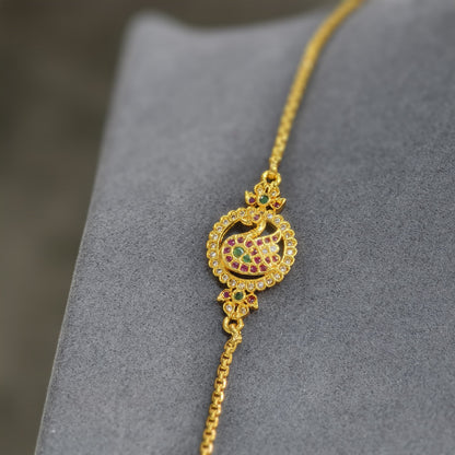 Side broach thali chain